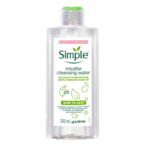 Simple 200ml Micellar Cleansing Water