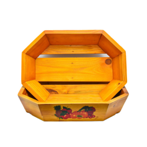 Wooden Fruit & Vegetable Basket Tray One Unit