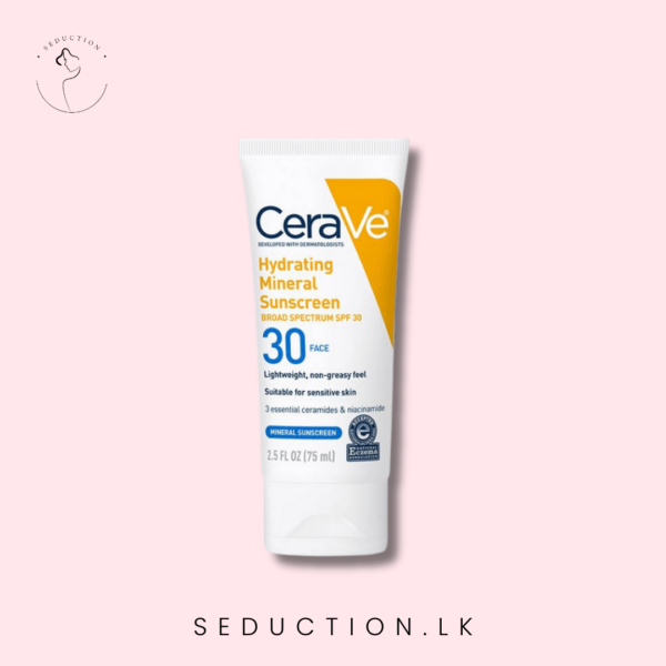 Cerave Hydrating Mineral Sunscreen SPF 30 Face Lotion 75ml