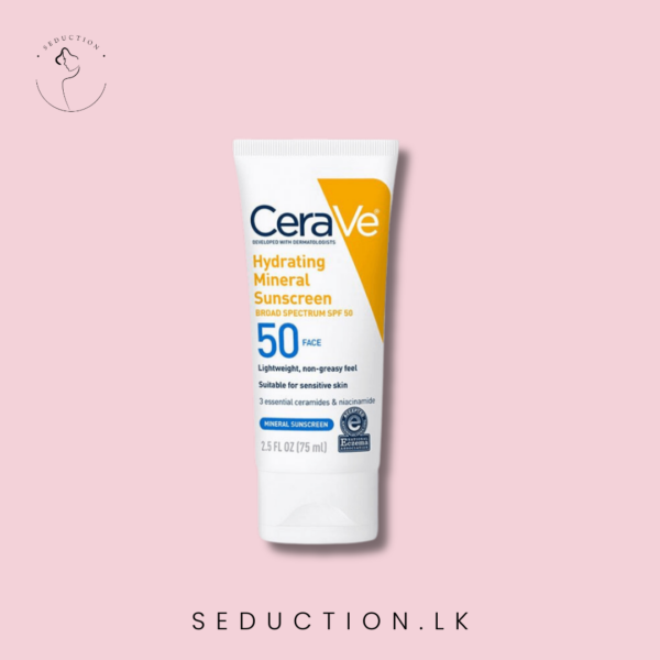 Cerave Hydrating Mineral Sunscreen SPF 50 Face Lotion 75ml