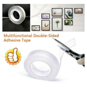 1M & 3M Nano Magic Tape Double Sided Strong Reusable Washable Strong Self Adhesive PU Gel Grip