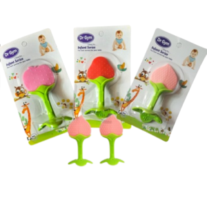 Dr Gym Fruit and Vegetable Shape 3 Pcs Baby Teether