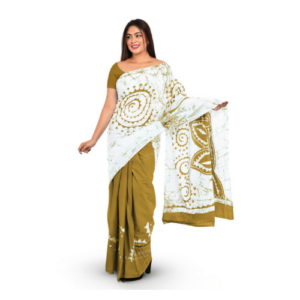 Laveena Women's Batik Saree LB 7036B