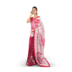 Laveena Women's Batik Saree LB 6363D