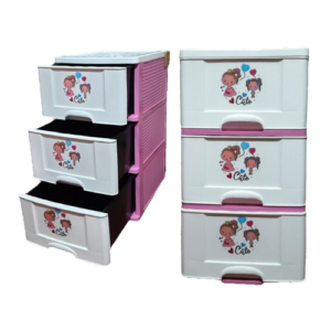 3 Layer Cloth Drawer Baby Almirah