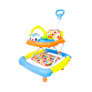 Mini Steps Baby Walker Yellow & Blue