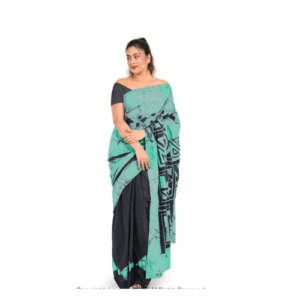 Laveena Women's Batik Saree LB 7041