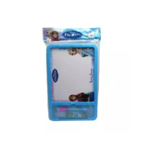 Kids Frozen Double Sided Magic Whiteboard & Blackboard Writing Pad