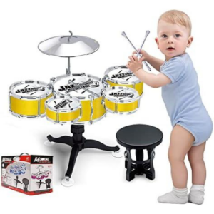 Kids Jazz Drum Set Kit Educational Instrument Toys