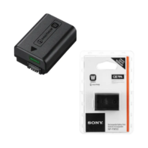 OEM Sony NP-FW50 1020mAH 7.4V W-Series Rechargeable High Capacity Battery Pack Info-Lithium Li-ion - NPFW50 NP FW50 Camera Video Photo Outdoor Replacement