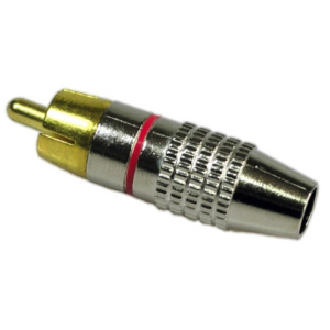 RCA Solderless Connector Jack (Red Line)