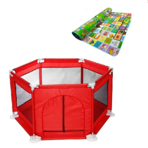 Children's Playpen Safety Fence with Mat (0.5mm Thick) PP01