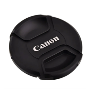 Canon Lens Cap 58mm with Canon Logo Center Pinch Snap-on Front DSLR SLR Lens Cap with Safety Cord