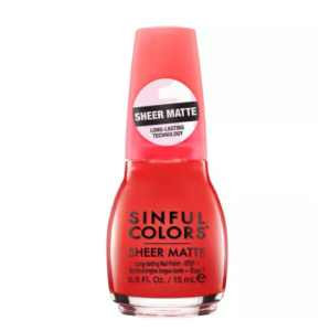 Sinful Colours Nail Polish Shine 2756 Ruby Tutu 15ml (Non Carded)