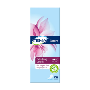 TENA Extra Long Length Liners 24 Pack