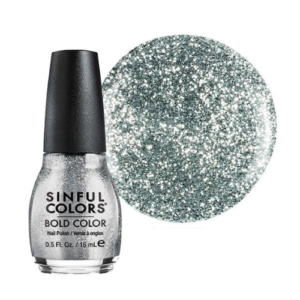 Sinful Colours Nail Polish Bold Colour 2557 Holo Back 15ml (Non Carded)