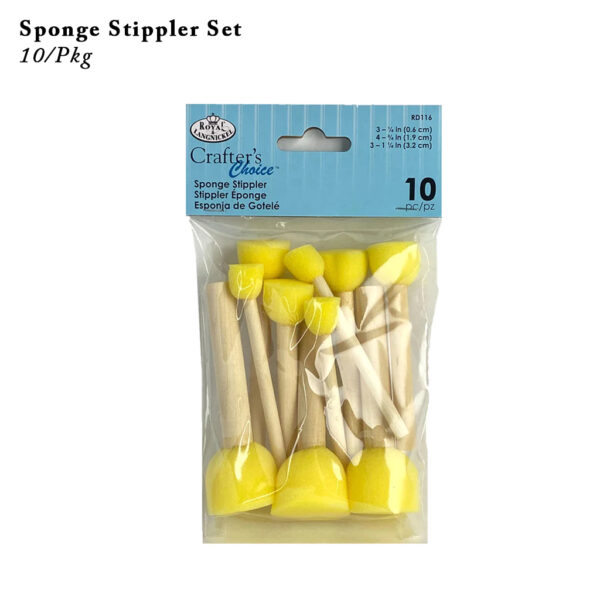 Sponge Stippler Set 10/Pkg