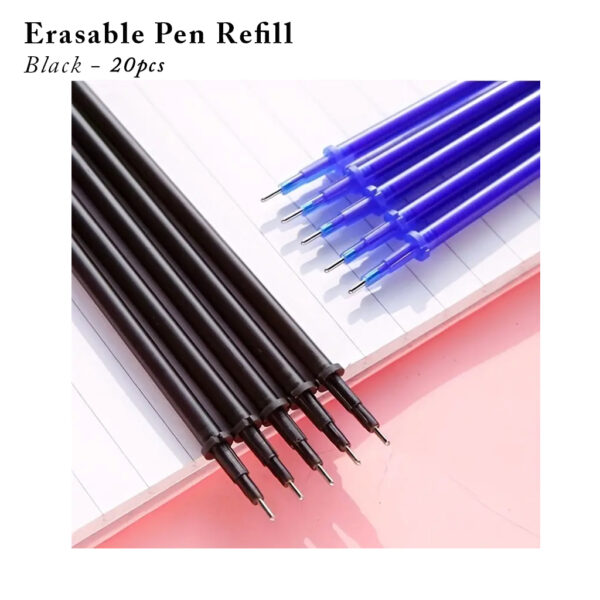 Black Erasable Gel Pen Refills