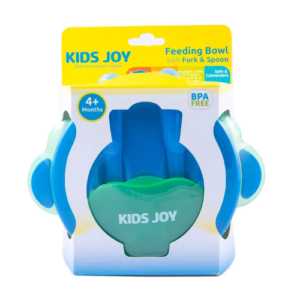 Kids Joy Feeding Bowl with Fork & Spoon