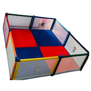 6.5ft Square Shaped 8 Panel Playpen with Mattress