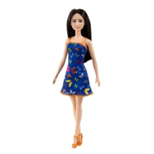 Barbie Doll with Blue Butterfly Dress for Girls