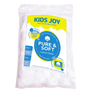 Kids Joy 300 Cotton Balls Zip Pack