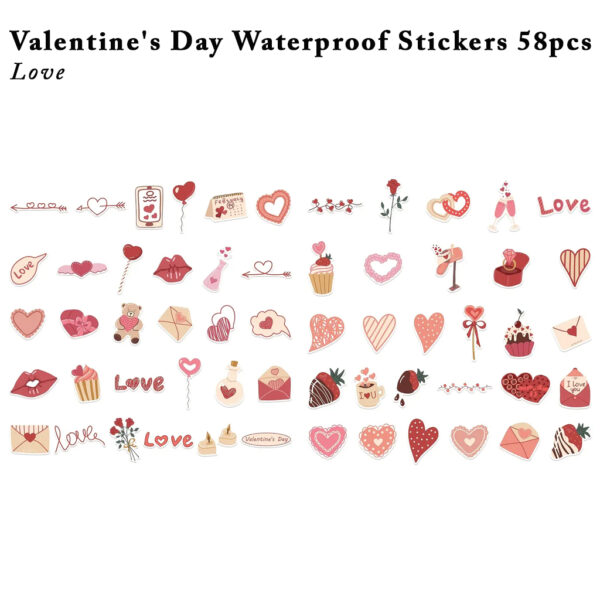 Doodle Stickers - Love