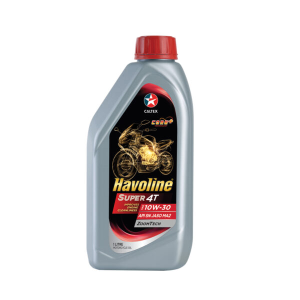 Caltex Havoline Super 4T 10W-30 Engine Oil 1L