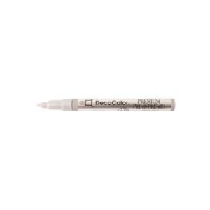 An image of DecoColour Premium 2mm Paint Marker Silver