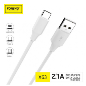 FONENG X63 2.1A Type C Fast Charging Cable 100CM