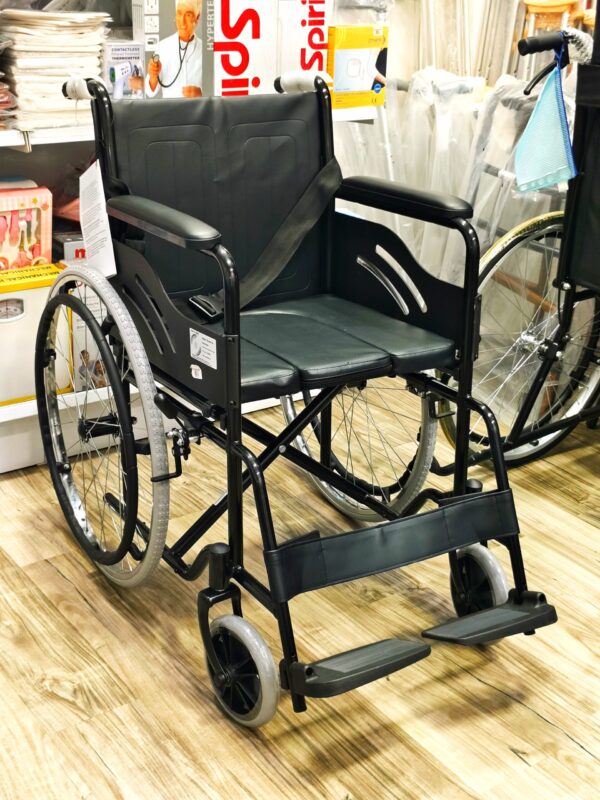 Commode Wheel Chair With Seat Belt - Image 2